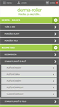 Mobile Screenshot of derma-roller.sk