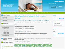 Tablet Screenshot of derma-roller.sk